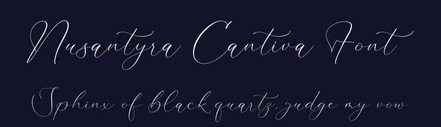 Nusantyra Cantiva Font by letterfabric — Script Handwritten Font — thumbnail 2