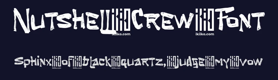 Nutshell Crew Font by ikiiko type — Decorative Font — thumbnail 2