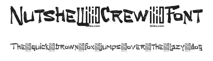 Nutshell Crew Font by ikiiko type — Decorative Font