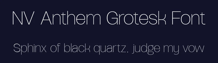 NV Anthem Grotesk Font by novaratype — Decorative Font — thumbnail 2
