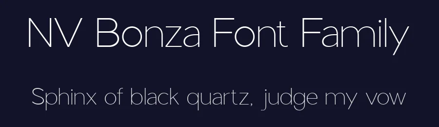 NV Bonza Font Family by novaratype — Decorative Font — thumbnail 2