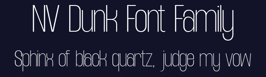 NV Dunk Font Family by novaratype — Decorative Font — thumbnail 2