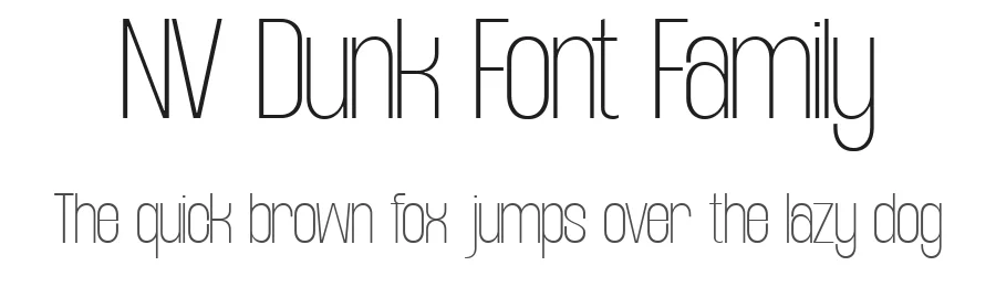 NV Dunk Font Family by novaratype — Decorative Font