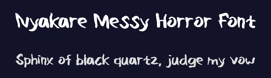 Nyakare Messy Horror Font by ArtiXLabs — Serif Font — thumbnail 2