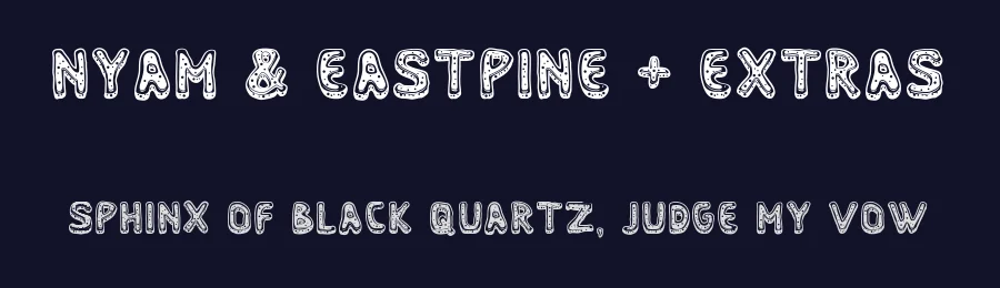 NYAM & Eastpine + Extras by Drizy — Display Font — thumbnail 2