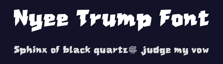 Nyee Trump Font by fontsider — Display Font — thumbnail 2