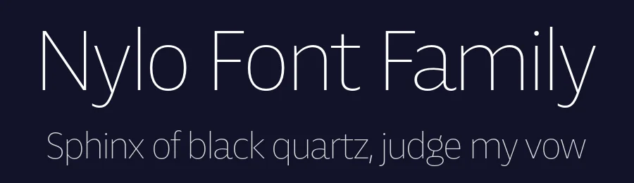 Nylo Font Family by Rene Bieder — Sans Serif Font — thumbnail 2