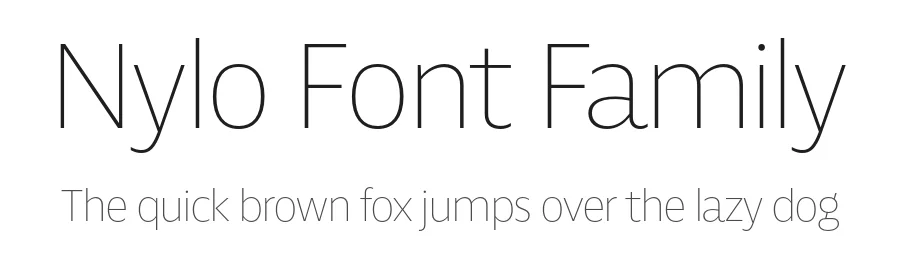Nylo Font Family by Rene Bieder — Sans Serif Font