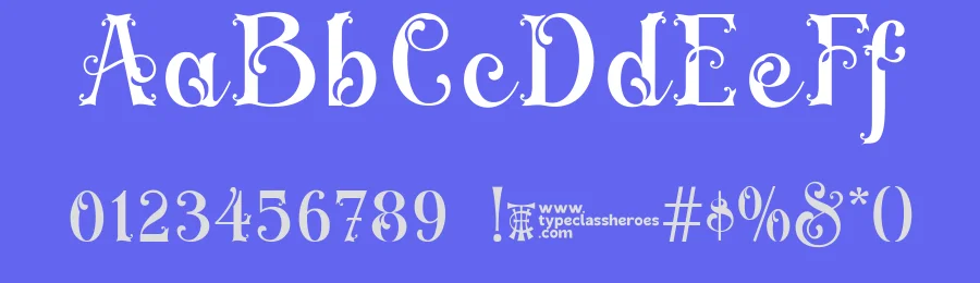 Nymphaea Victorian Typeface by TypeClassHeroes — Decorative Font — thumbnail 3
