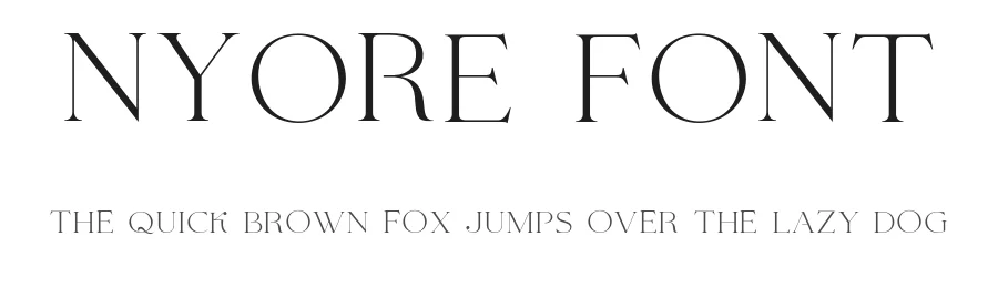 Nyore Font by Vroz Studio — Serif Font