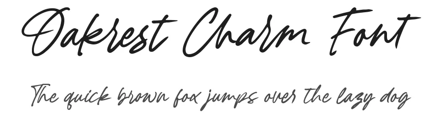 Oakrest Charm Font by letterenastudios — Serif Font