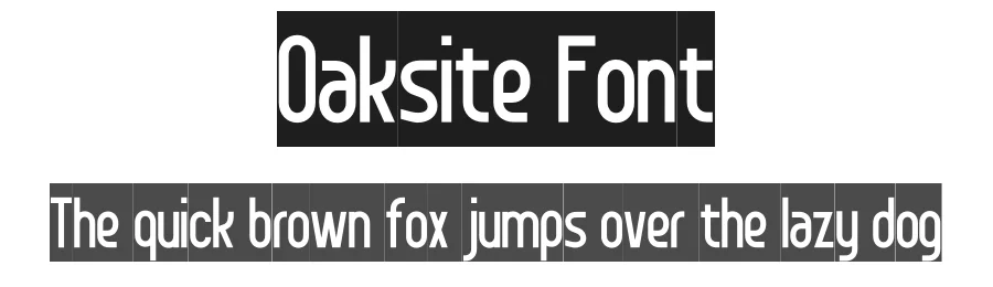 Oaksite Font by burntilldead — Display Font