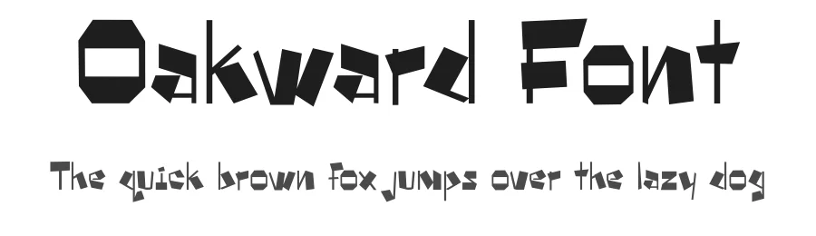 Oakward Font by Lorenzo Martinez — Display Font