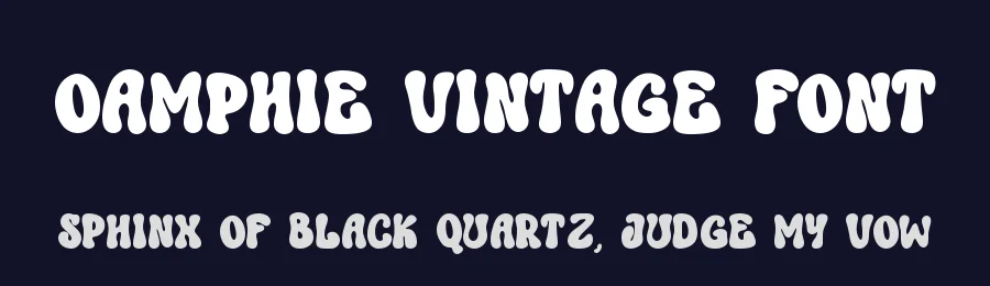 Oamphie Vintage Font by Dm Studio — Display Font — thumbnail 2