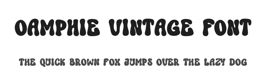 Oamphie Vintage Font by Dm Studio — Display Font