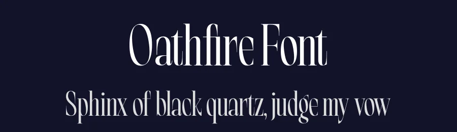 Oathfire Font by timelesstype.co — Serif Font — thumbnail 2
