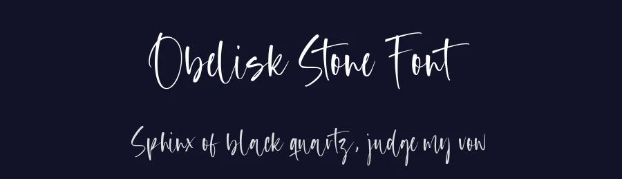 Obelisk Stone Font by balpirick — Script Handwritten Font — thumbnail 2