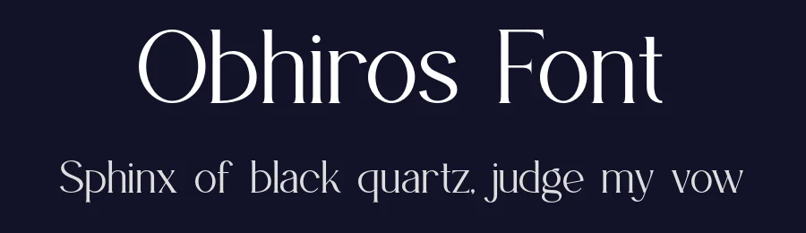 Obhiros Font by ErmediaStudio — Serif Font — thumbnail 2