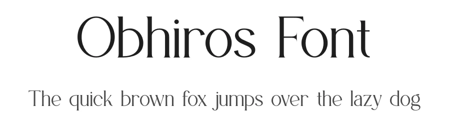 Obhiros Font by ErmediaStudio — Serif Font