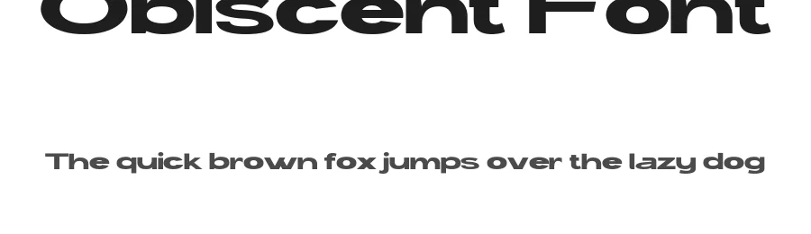 Obiscent Font by ibracreative — Sans Serif Font