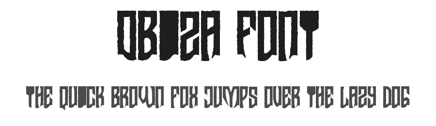Obiza Font by edricstudio — Blackletter Font