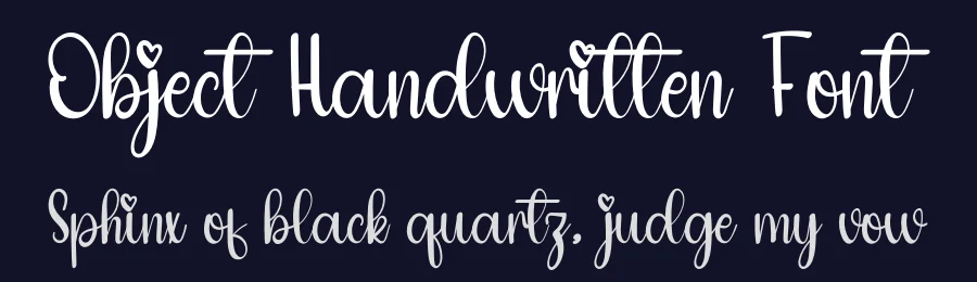 Object Handwritten Font by inermediaSTUDIO — Script Handwritten Font — thumbnail 2