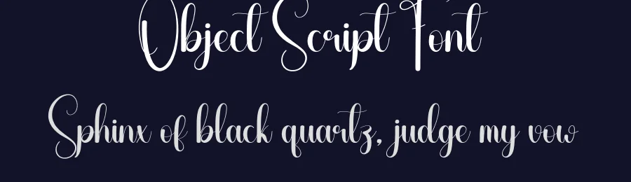 Object Script Font by andikastudio — Script Handwritten Font — thumbnail 2