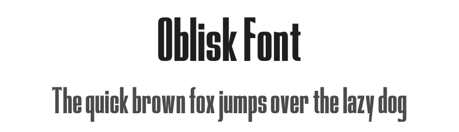 Oblisk Font by MaikoHatta — Display Font