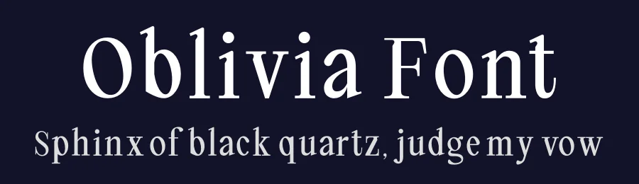 Oblivia Font by Renata Veiga Zarpelon — Sans Serif Font — thumbnail 2