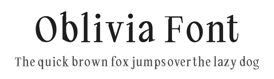 Oblivia Font by Renata Veiga Zarpelon β Sans Serif Font