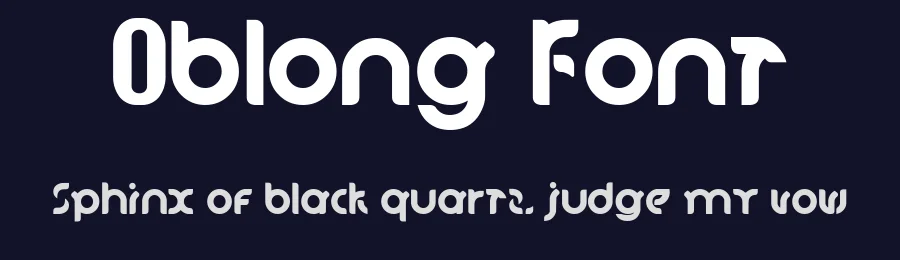 Oblong Font by waptype0894 — Display Font — thumbnail 2