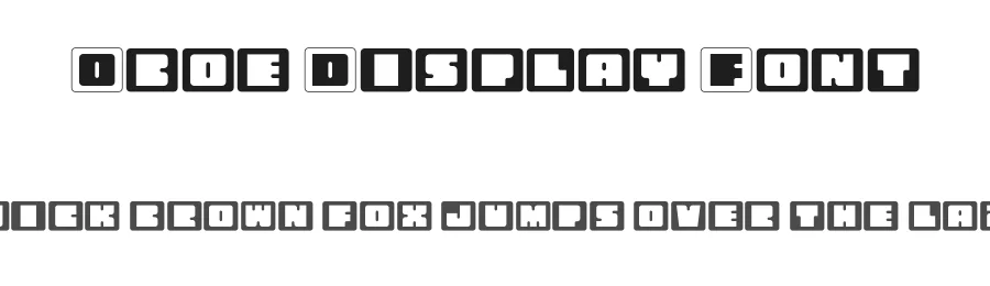 Oboe Display Font by Graviton — Display Font