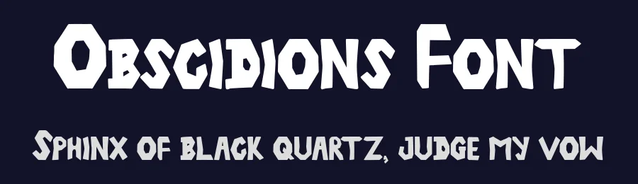 Obscidions Font by Creatifontstudios — Decorative Font — thumbnail 2