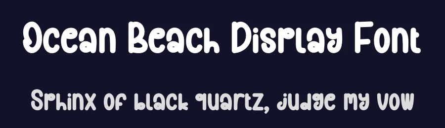 Ocean Beach Display Font by creativeletter — Script Handwritten Font — thumbnail 2