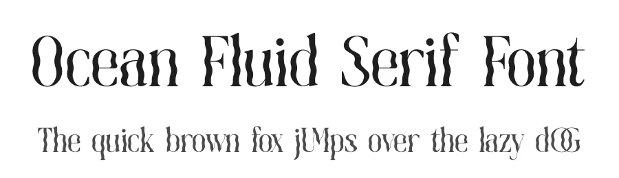 Ocean Fluid Serif Font by timelesstype.co — Serif Font