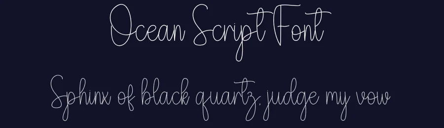Ocean Script Font by andikastudio — Script Handwritten Font — thumbnail 2