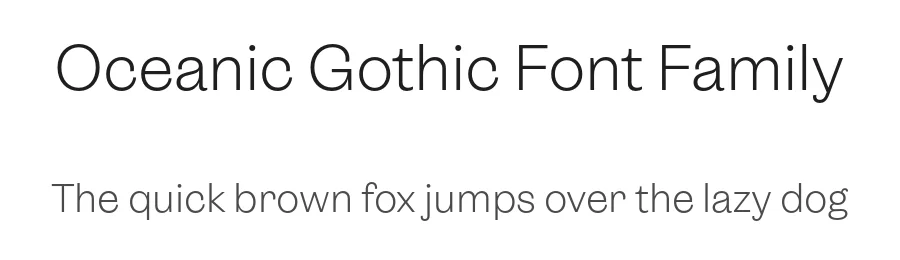 Oceanic Gothic Font Family by Interval Type — Blackletter Font