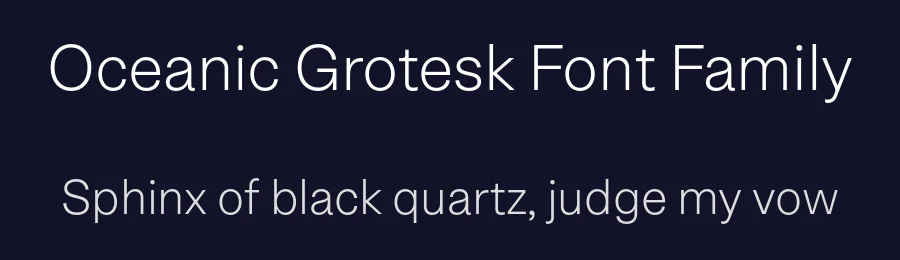 Oceanic Grotesk Font Family by Interval Type — Decorative Font — thumbnail 2