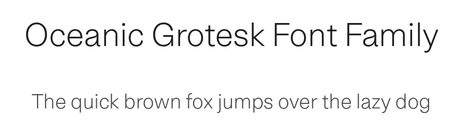 Oceanic Grotesk Font Family by Interval Type — Decorative Font