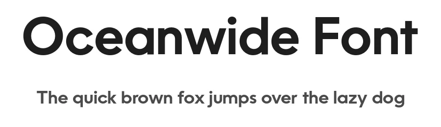 Oceanwide Font by California Type Foundry — Sans Serif Font