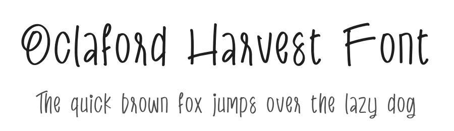 Oclaford Harvest Font by perspectype — Script Handwritten Font