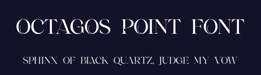 Octagos Point Font by UICreative — Serif Font — thumbnail 2