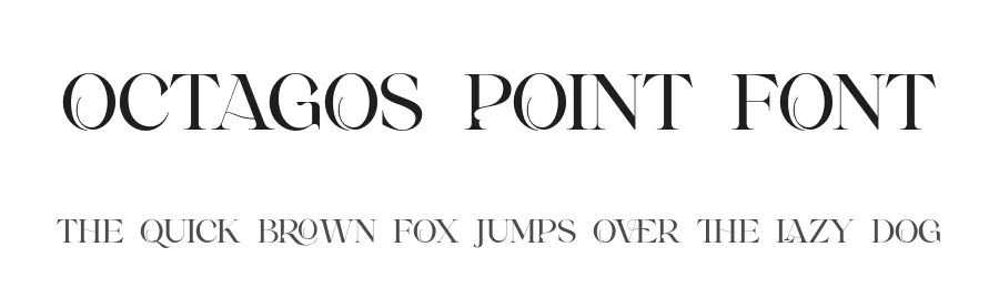 Octagos Point Font by UICreative — Serif Font
