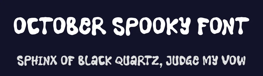 October Spooky Font by Dreamink Studio — Display Font — thumbnail 2