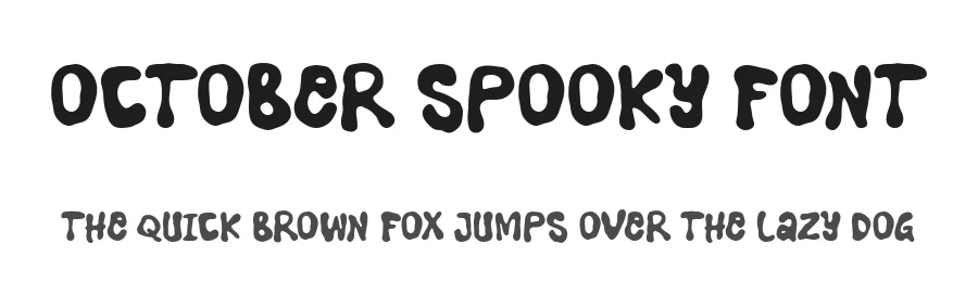 October Spooky Font by Dreamink Studio — Display Font