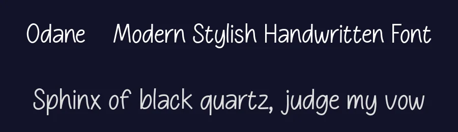 Odane – Modern Stylish Handwritten Font by afkaristudio — Script Handwritten Font — thumbnail 2
