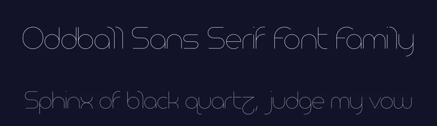 Oddball Sans Serif Font Family by Retr0 — Display Font — thumbnail 2