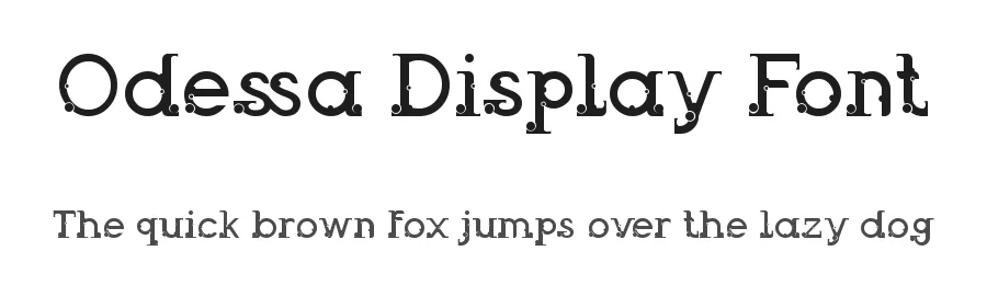 Odessa Display Font by fontkong — Sans Serif Font