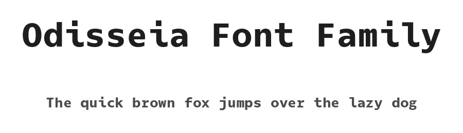 Odisseia Font Family by Plau — Sans Serif Font