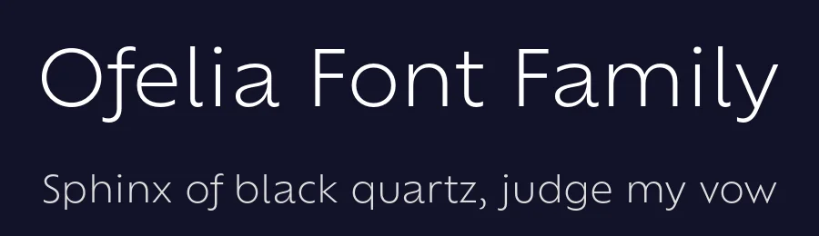 Ofelia Font Family by Blackletra — Sans Serif Font — thumbnail 2